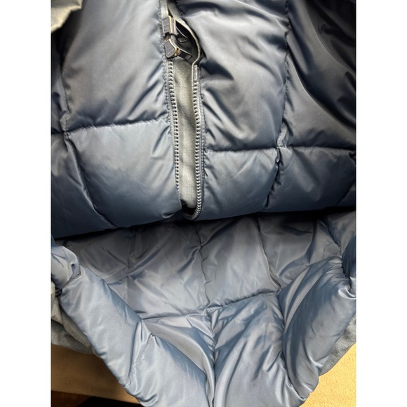 Vintage Eddie Bauer Mens XL Tall Blue Goose Down Parka Insulated Winter Coat - Picture 9 of 11